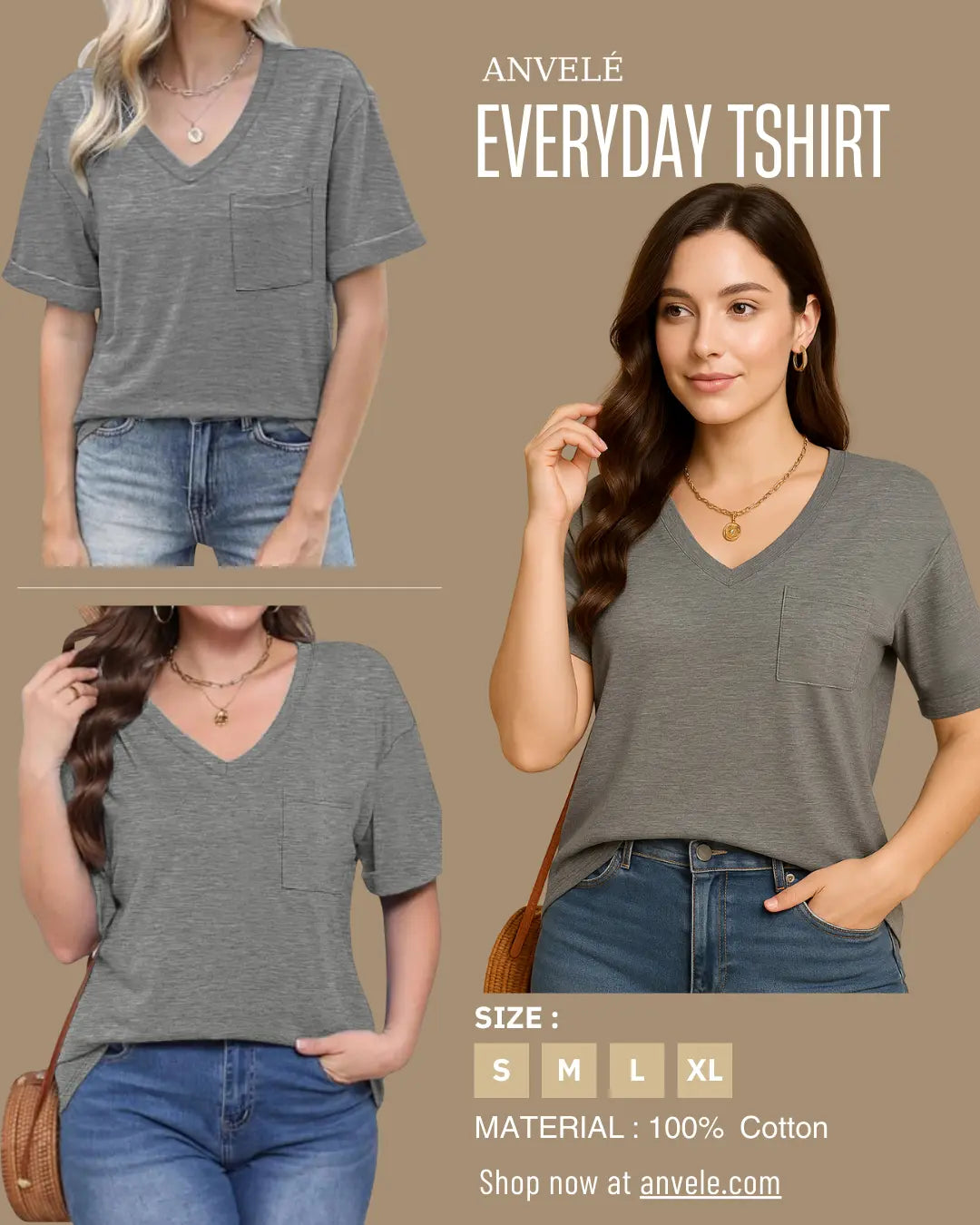V-Neck Pocket T-Shirt