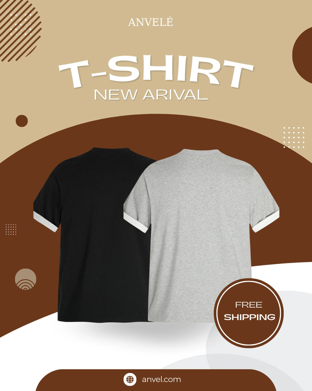 Men's Contrast Short Sleeve T-Shirt